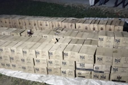 शराब की बड़ी खेप बरामद ,पुलिस की कामयाबी कामयाबी