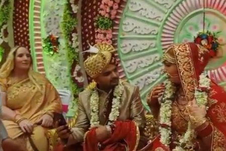 सात संमुद्र पार हुआ प्यार…  हुई शादी..बसा परिवार…
