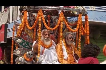 नौ दिवसीय विष्णु महायज्ञ को लेकर भव कलश यात्रा