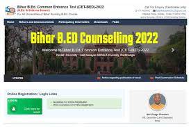 Bihar BEd Counselling 2022
